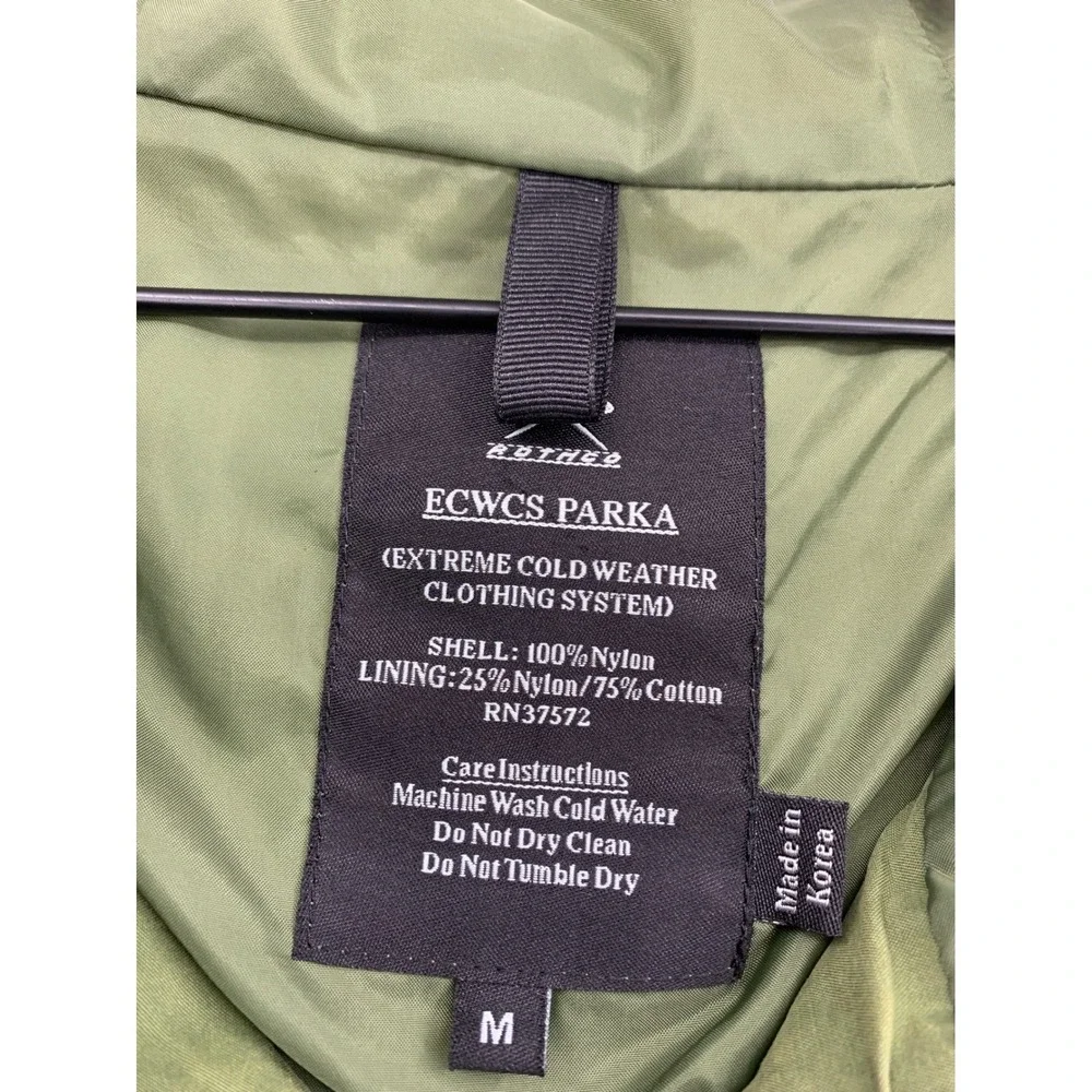 Rothco ECWCS Jacket Mens Medium Camo Green Nylon Extreme Cold Weather System - Picture 3 of 9